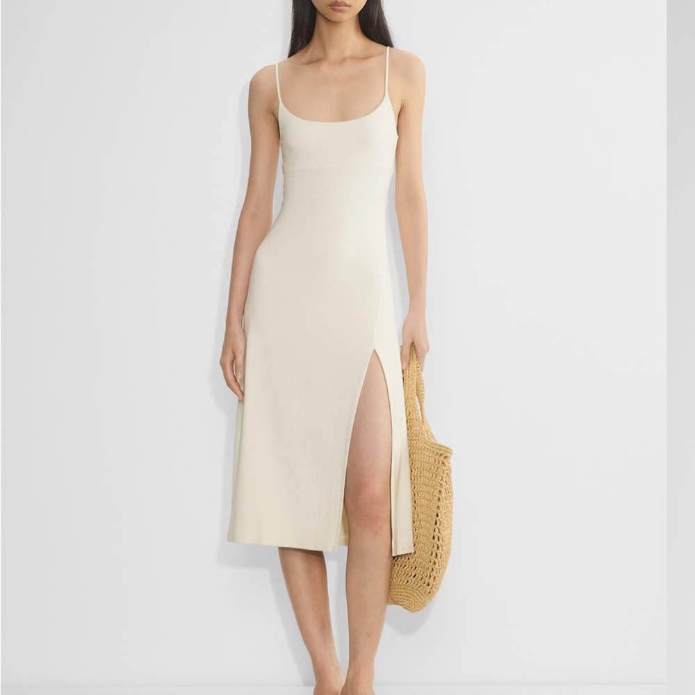 Aritzia Cream Slip Dress